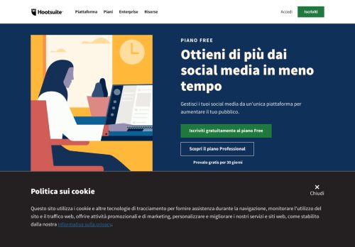 
                            2. Hootsuite Free - Opzioni di prezzo e piani