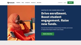 
                            3. Hootsuite Higher Education