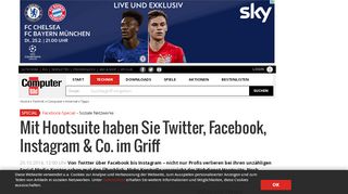 
                            11. Hootsuite: Mehr Kontrolle über Facebook & Co. - COMPUTER BILD