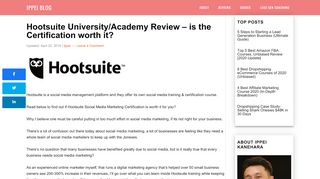 
                            10. Hootsuite University/Academy Review - is the Certification ...