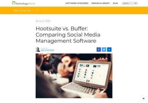 
                            13. Hootsuite vs. Buffer: Comparing Social Media Software