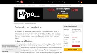 
                            5. Hopa Casino Bonus-Angebote Deutschland - Gambling.com