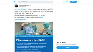 
                            13. Hôpitaux Saint-Louis Lariboisière on Twitter: 