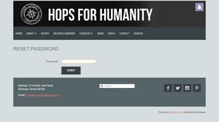 
                            10. Hops for Humanity - Reset password request