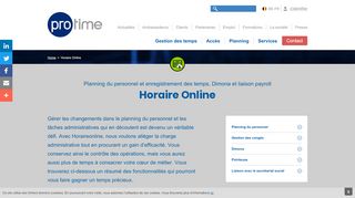 
                            5. Horaire Online: Planning du personnel et enregistrement des temps ...