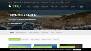 
                            6. Horarios y tarifas de barcos a Cíes, Isla de Ons, Moaña-Vigo…
