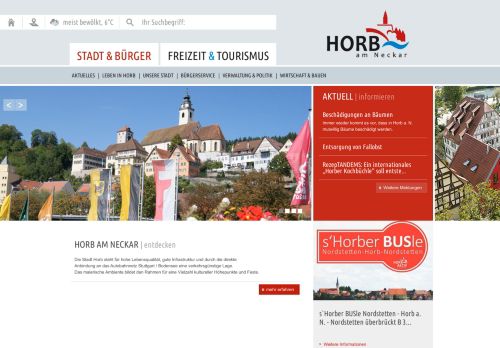 
                            3. Horb am Neckar - Große Kreisstadt, Tor zum Schwarzwald | Stadt ...