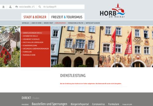 
                            8. Horb am Neckar - Große Kreisstadt, Tor zum Schwarzwald ...