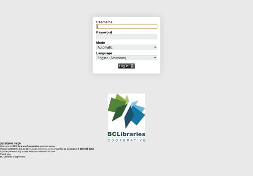 
                            8. Horde :: Log in - BC Libraries Cooperative