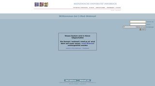 
                            4. Horde :: Log in - bei I-Med-Webmail - Medizinische Universität Innsbruck