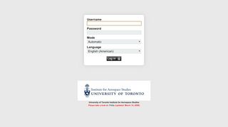 
                            3. Horde :: Log in - UTIAS - University of Toronto