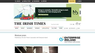 
                            13. Horizon 2020 | The Irish Times