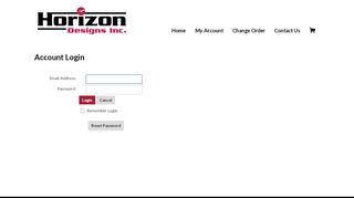 
                            5. Horizon Designs - Hard Rock Portal > Account Login