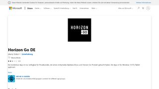 
                            10. Horizon Go DE beziehen – Microsoft Store de-DE