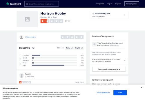 
                            8. Horizon Hobby Reviews | Read Customer Service Reviews of ...