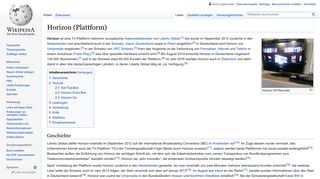 
                            11. Horizon (Plattform) – Wikipedia