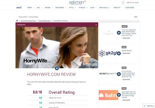 
                            4. HornyWife.com Review - AskMen