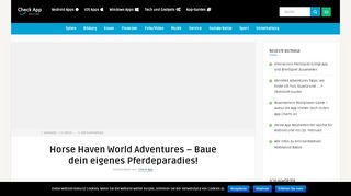 
                            12. Horse Haven World Adventures Tipps & Tricks - Check-App