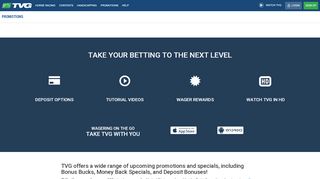 
                            4. Horse Racing Betting Promotions & Offers - TVG.com