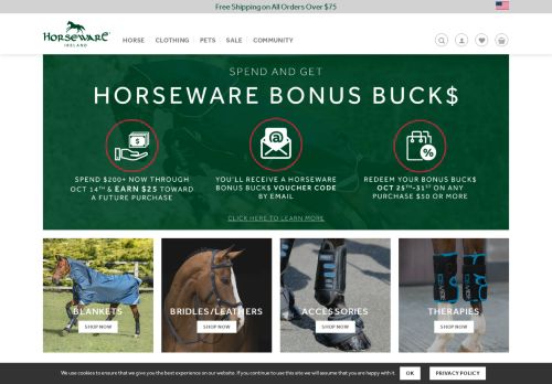 
                            2. Horseware Ireland: Online Store