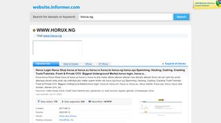 
                            8. horux.ng at WI. Horux Login Horux Shop horux.al horux.su horux.ru ...