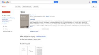 
                            10. Hosea - Google Books Result