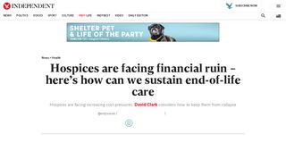 
                            13. Hospices are facing financial ruin – here's how can we sustain end-of ...