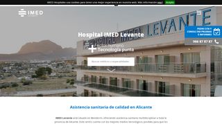 
                            8. Hospital IMED Levante | Tu hospital privado en Benidorm