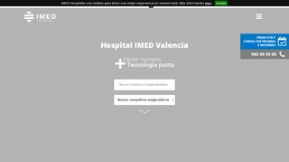 
                            10. Hospital IMED Valencia | Tu hospital privado en Valencia