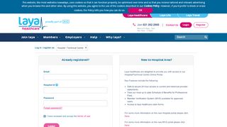 
                            9. Hospital Login :: Laya Healthcare Ireland