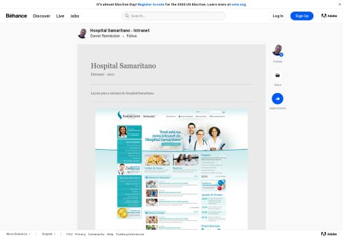 
                            5. Hospital Samaritano - Intranet on Behance