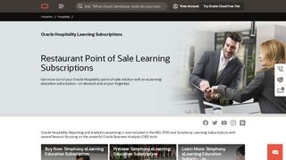 
                            9. Hospitality Point-of-Sale Learning Subscriptions | Oracle