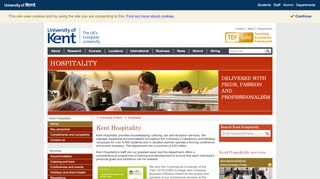 
                            3. Hospitality - University of Kent