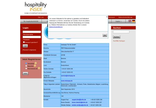 
                            11. hospitalityInside | meinpep/ TUI 4U GmbH