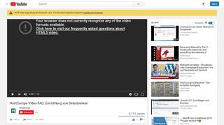 
                            6. Host Europe Video-FAQ: Einrichtung von Datenbanken - YouTube