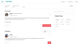 
                            4. Host login - Airbnb Community