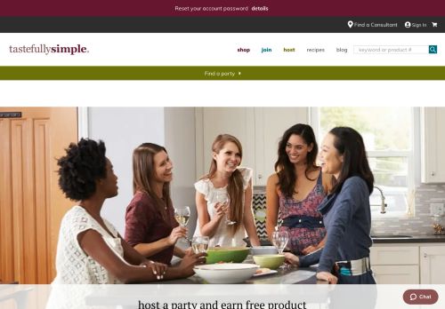 
                            5. host - party | Tastefully Simple