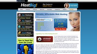 
                            2. HostBig - How To Upgrade Your Hosting Account