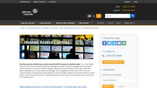
                            10. Hosted Access Control - Tyco Integrated Security