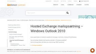 
                            13. Hosted Exchange mailopsætning – Windows Outlook 2010 ...