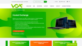 
                            4. Hosted Exchange | Vox