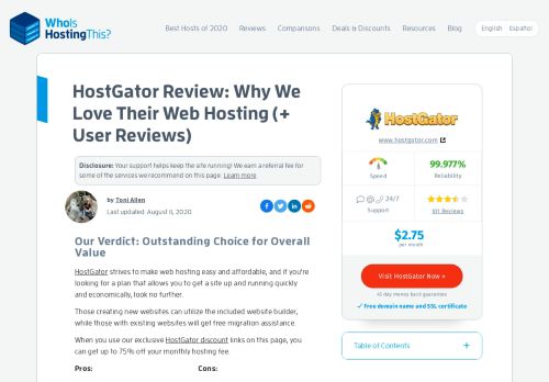 
                            7. HostGator In 2019: What Do HostGator Client Reviews Say?