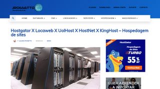 
                            12. Hostgator X Locaweb X UolHost X HostNet X KingHost - Hospedagem ...