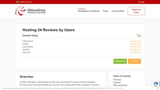 
                            11. Hosting 24 reviews 2019 - 000Webhost