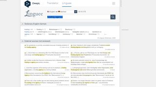 
                            10. hosting Agency - German translation – Linguee