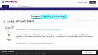 
                            7. Hosting - alternativ til UnoEuro - Generelt forum - PrestaShop