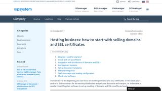 
                            11. Hosting business: how to start with selling domains and SSL ...