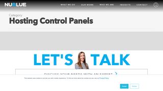 
                            2. Hosting Control Panels | Nublue