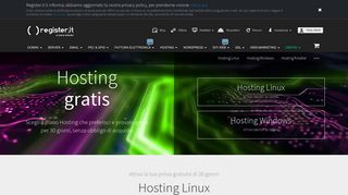 
                            9. Hosting gratis - Spazio Web gratis - Free hosting gratuito - Register