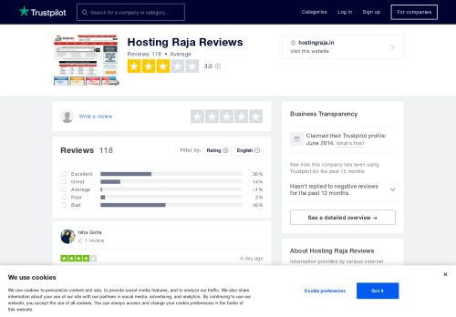 
                            11. Hosting Raja Reviews Reviews | Read Customer Service ...